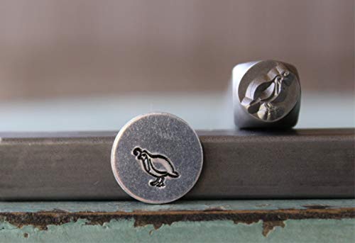 6mm Mama Quail Metal Punch Design Stamp - Supply Guy - CH-379