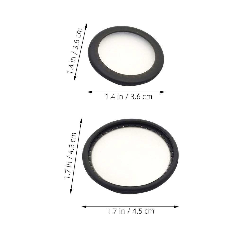 2 Sets Pediatric Stethoscope Diaphragm Replacement Covers Bell Cover for Stethoscope Accessories Compatible with Most Models Parts for Clear Auscultation