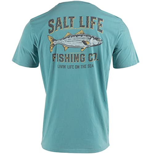 T-shirt Salt Addiction Blanc - Motif Plage, Océan, Palmiers - 100% Coton Homme