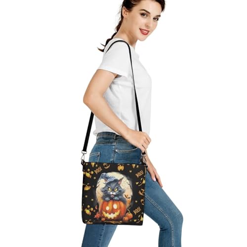 Image of HUGS IDEA Boho Bags for Women Leather Handbag Shoulder Bucket Crossbody Purse