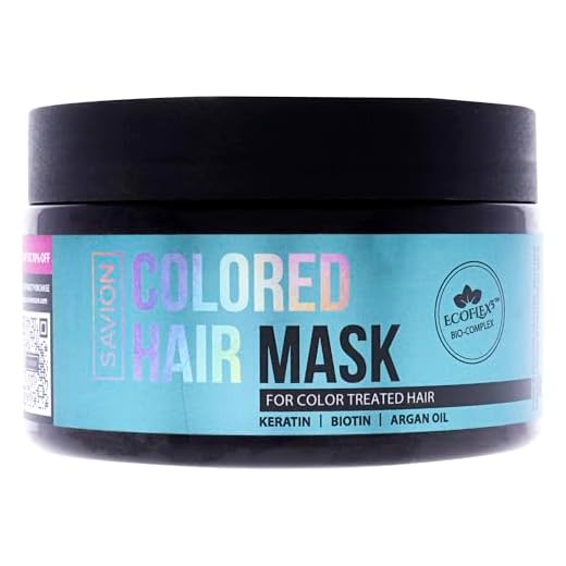Savion Avocado Oil & Biotin Hair Mask - Intensive Treatment & Deep Conditioning for Dry Damaged Hair - CUTIFLEX5 with Natural Keratin, Collagen, Shea Butter, Argan Oil, Jojoba Oil, and Almond Oil