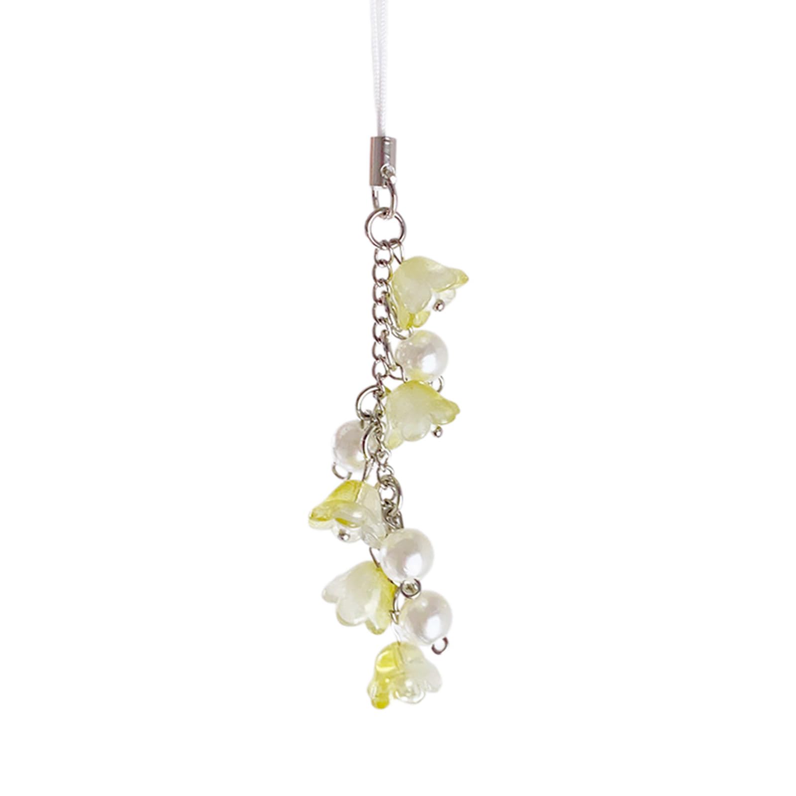 oringnat Camera Chain Unique Keyring Lilys of the Valley Phone Charm Phone Pendant Straps Perfect for Fashion Individuals