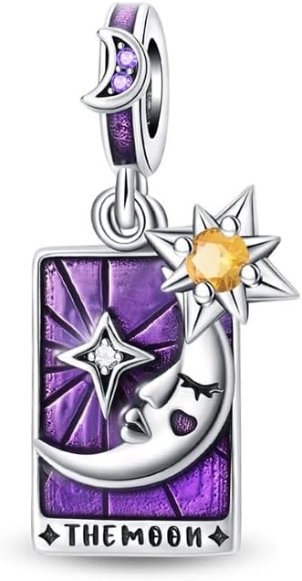 S925 Sterling Silver Charms for Women Tarot Cards Series Charms Beads fits for Pandora Bracelets and Necklaces