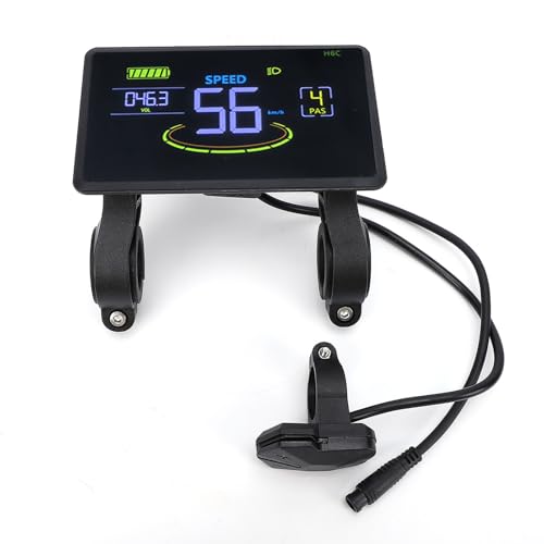 Panel de control impermeable Cryfokt con pantalla LCD para patinetes y bicicletas 7