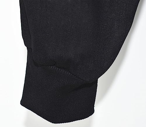 Perdontoo Men's Casual Baggy Drawstring Hippie Boho Aladdin Harem Pants (38, Black-5) #TOP4