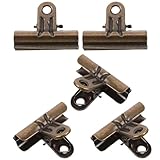 Style classique : les pinces à papier rétro de style apportent une touche nostalgique et une fonctionnalité pratique aux trombones, ce qui en fait des accessoires de bureau idéaux pour mettre en valeur votre créativité dans des présentations de photos ou de notes