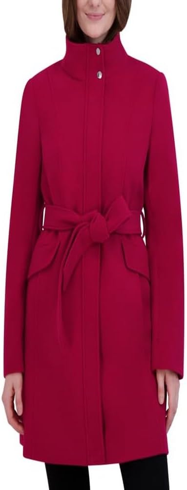 Laundry by Shelli Segal Women's Belted Faux Wool Jacket