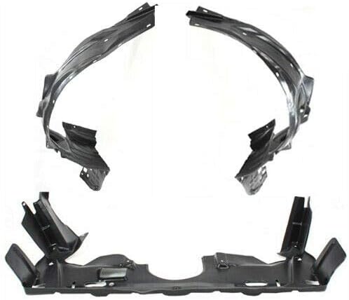 Parts N Go Fender Liner and Undercover Splash Guard Set for 1999–2004 Honda Odyssey