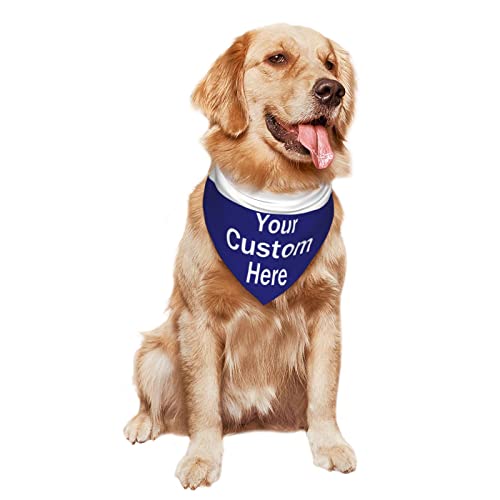 Personalized Dog Bandanas Your Custom Personalized Pet Bandana Add Your Text Or Image Here Funny Pet Bandana Customizable Pet Scarf Personalized Pet Scarf with Photo