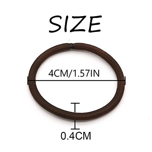 Dofash 3Cards Large Combination Package Women's Hair Styling Set - Bobby Pins 60Pcs+Hyper Elastics Ties 30Pcs+Snap Hair Clips 12Pcs（Brown） #TOP6