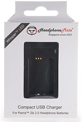 USB Powered Compact Charger for Parrot Zik 2.0, Parrot Zik 3 Headphones