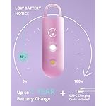 Vantamo Personal Alarm for Self Defense with Low Battery Notice, Strobe Light & Extra Loud 130 dB Double Speakers Safety Keychain Set for Women, Rechargeable Panic Button for Womens Self Defense - Image 5