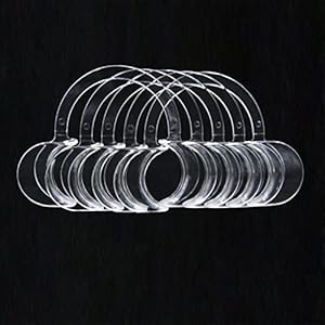 Duurzaam 5 stks/set Dental Mouth Opener Orthodontische C-vorm GAG Intraorale Wang Lip Retractor voor volwassenen en kinderen (Color : Transparent S)