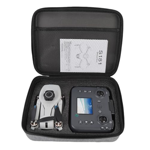 Luocute Drone avec Caméra Haute Définition Drone de Caméra avec Stabilisation électronique d'image, Un Retour de clé, Bras Pliables, écran LCD à Distance pour Les Débutants (1 Batterie)