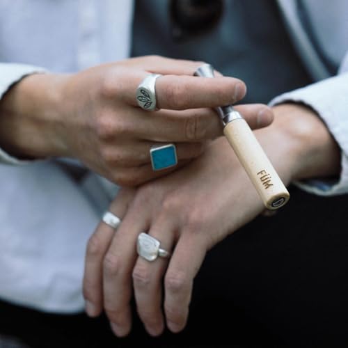 fm prominent flavored air device  naturally switch from bad habits  maple barrel and stainless steel mouthpiece