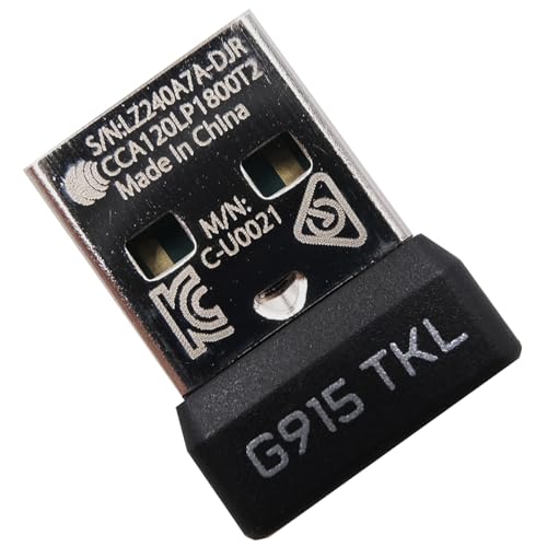 NoirVogel New USB Dongle Mouse Receiver Adapter Replacement for Logitech G915 TKL Lightspeed Wireless Mechanical Gaming Keyboard