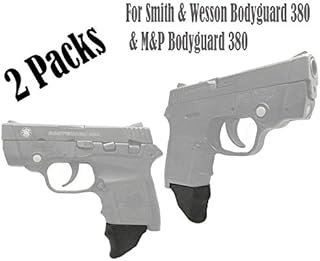 E-ONSALE Pack of 2 Grip Extensions Fits Smith & Wesson Bodyguard 380 & M&P Bodyguard 380 (M380-XL/ 2PCS)