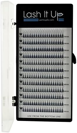 Lash it up Eyelash Extensions 3Dw .10 Width 14mm Length