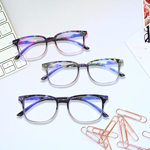 Image of 5 Pack Reading Glasses Blue Light Blocking for Women Men,Computer Readers with Spring Hinge