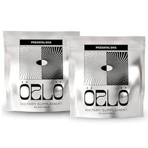 Orlo PRENATAL DHA – Prenatal DHA Omega 3 Supplement – Triple Strength Omega3s – Vegan DHA & EPA Algae Omega-3 Oil – Supports Brain Development During Pregnancy & Lactation (120 Mini Softgels)