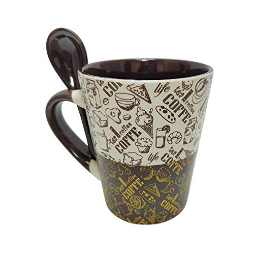 Caneca caputino de colher 300 ml