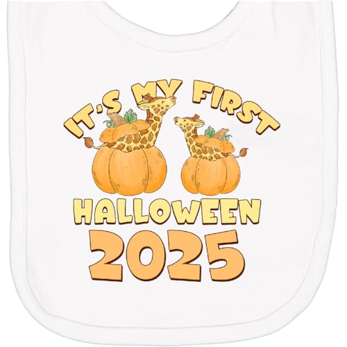 inktastic It's My First Halloween 2025 Newborn Bib