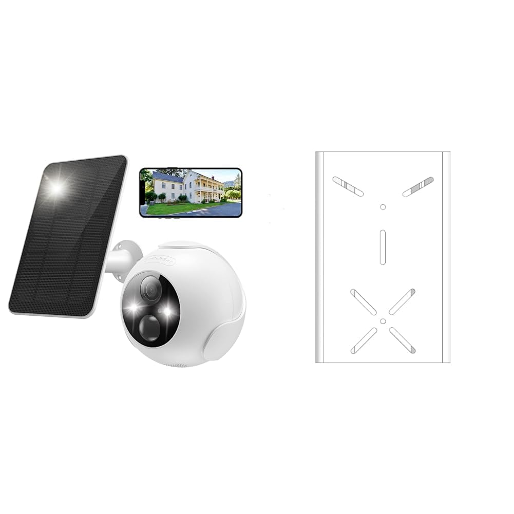 SwitchBot 屋外防犯カメラ+ソーラーパネル+取り付け金具セット SwitchBot ソーラー屋外用防犯カメラセット - エコで節約な防犯
