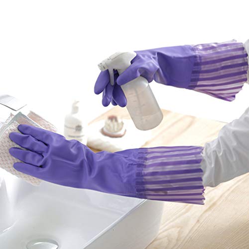 MILISTEN 2 Paar Afwashandschoenen Huishoudhandschoenen Antisliphandschoenen Schoonmaakhandschoenen - Image 5