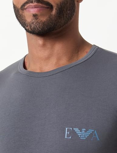 Emporio Armani T-Shirt für Herren, Schwarz/Magnet, Small – Ansicht 3