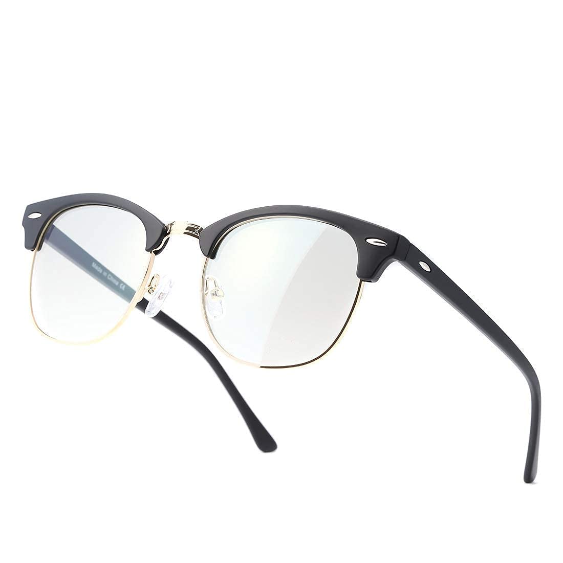 Luis Mercos Semi-Rimless Polarized Sunglasses for Men Women,Square Sunglasses for UV Protection-image-37