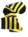 DOREMIYA Women's Leg Striped Socks Sports Music Festival Outdoor Activities Anti odor and Sweating Role Playing Autumn and Winter Warm Leg Socks Black and Yellow striped socksbee socks