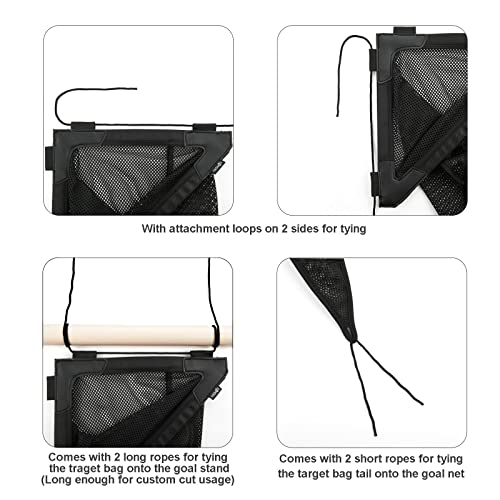 Cosmos 2 Pcs Hockey Corner Bag Targets Triangular Hockey Corner Goal Net Bag For Hockey Shooting Training & Practice Of Ice Hockey, Street Hockey Sports #TOP4