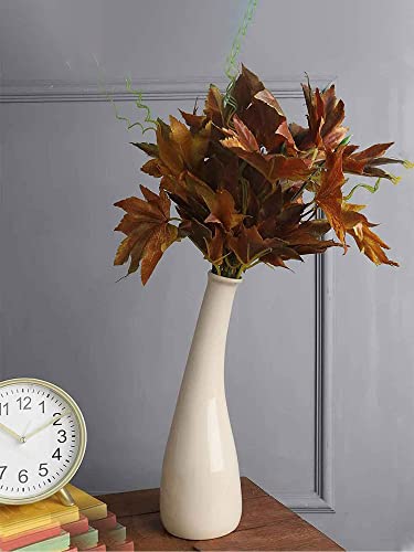 Image of Purezento Ashley Vase Ceramic Vases for Decor, Flower Vase for Home Decor Living Room, Home, Office, Centrepiece,Table and Wedding