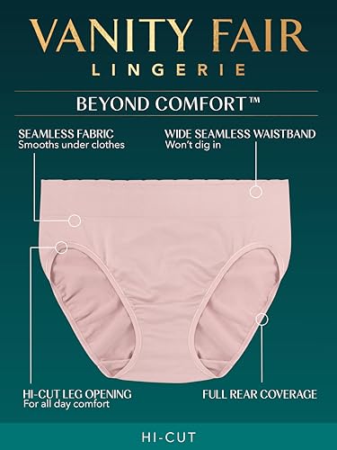 Vanity Fair Women's Seamless Underwear, Light Smoothing, No Pinch No Show4