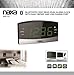 Naxa Electronics NRC-181 Clock Radio - Mono,Black, Silver,4.4