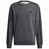 Rundhalsausschnitt adidas ESS 3S Herren Fleece Sweatshirt, Größe:XL