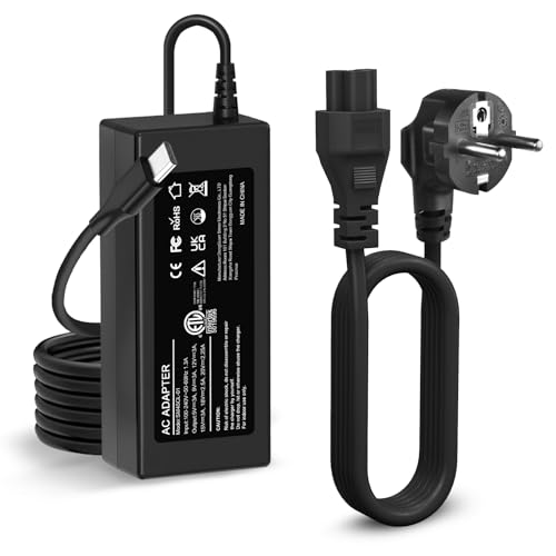 SEYGSTG Chargeur USB-C 45W Compatible avec Chromebook Lenovo, HP, Acer, Samsung, ASUS, Dell, Google câble d'alimentation Universel et Adaptateur CA