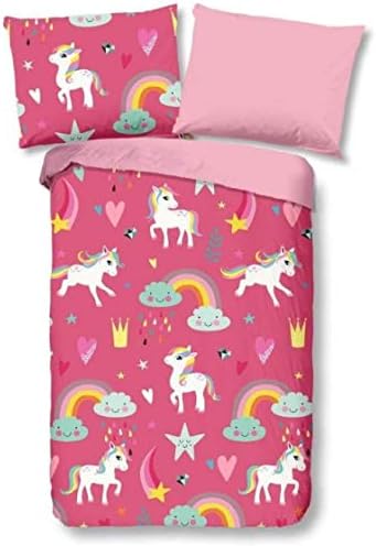 2505 Children's Flannel Duvet Cover 135 x 200 + 1 x 80 x 80 cm, 135 x 200 cm, Blue