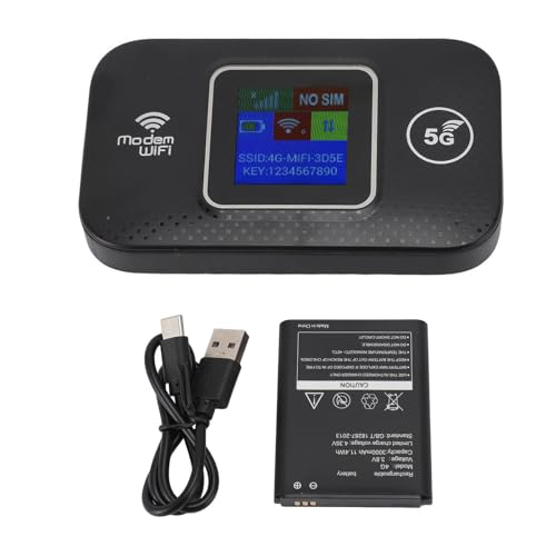 Enrutador WiFi Móvil, WiFi Portátil para Dispositivos WiFi con Punto de Acceso de Enrutador 4G LTE para Llevar con Usted, Conexión de 300 Mbps/s de 10 Dispositivos Al Mismo Tiempo