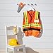 Melissa & Doug Construction Worker Role Play Costume Dress-Up Set (6 pcs)
