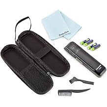 Panasonic ER240 BP Precision Beard & Moustache Trimmer Kit Includes 4 AA Batteries, Travel Case & Cleaning Cloth | Cordless, Grooming Essentials Portable Hair Beard Trimmer