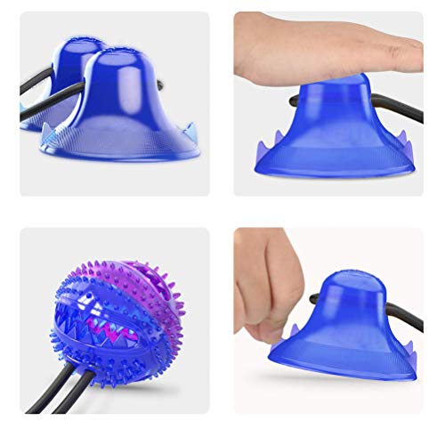 VILLCASE Pet Mordida Molar Brinquedo Com Ventosa CÃ£o Mastigar Brinquedos Auto Jogar Borracha Mastig