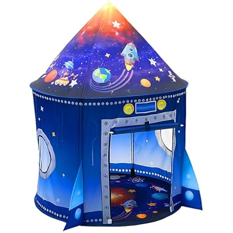 WillingHeart Pop Up Rocket Ship Play Tent Cover