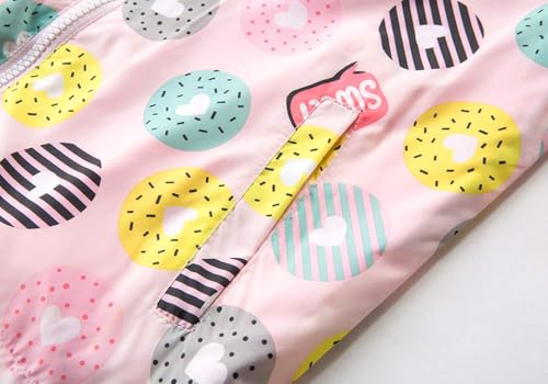 SHOOYING Girls Boys Rain Jackets Hooded Waterproof Windbreakers Outerwear4