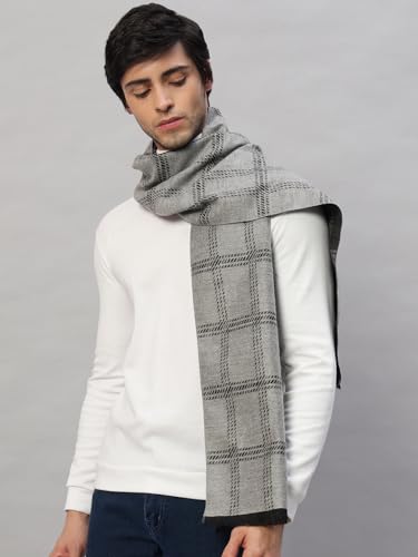 Image of Ravaiyaa - Attitude is everything Men's Reversible Stripe Pattern Winter Wool Scarf, Muffler 72 inchx12 inch Inch