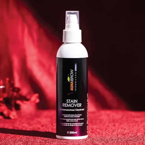 Mina Henna Tint Stain Remover, Softly removes hair color from the scalp, skin around from the eyebrows, hair, beard and mustache quickly and gently 200ml, colorfix hair color remover