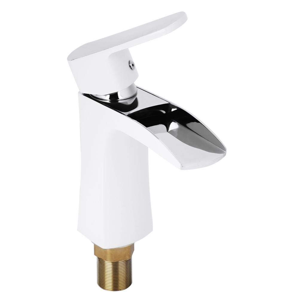 Grifo de Agua Tipo Cascada, 1 Juego, Mezclador de Agua fría y Caliente para Lavabo de baño, Control de Temperatura, Interesante