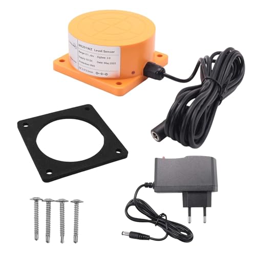 Malloy Sensore di Monitoraggio del Livello 'Acqua Ad Ultrasuoni Tuya Smart Zigbee con Avvisi In Tempo Reale e Controllo 'App per IOS e Android, Presa EU