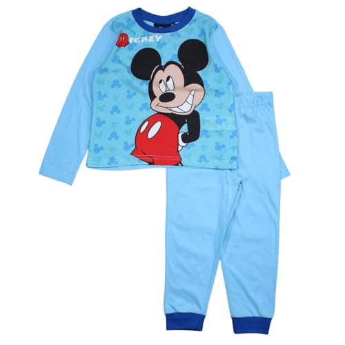 Disney Pigiama in Cotone per Bambino di Topolino Pajama Set, Blu, 3 Anni Boy's