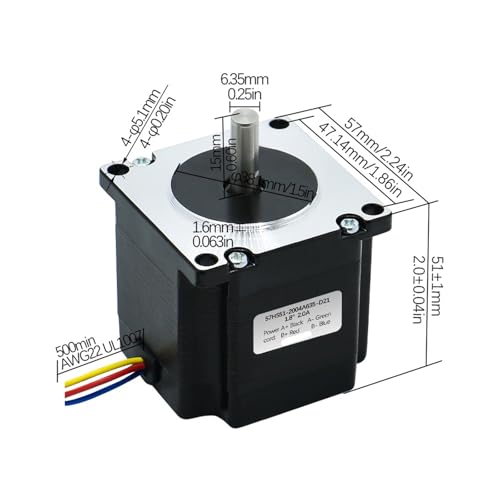 Moteur pas à pas 57HS51 pour éviter les pertes de pas sur CNC - 4